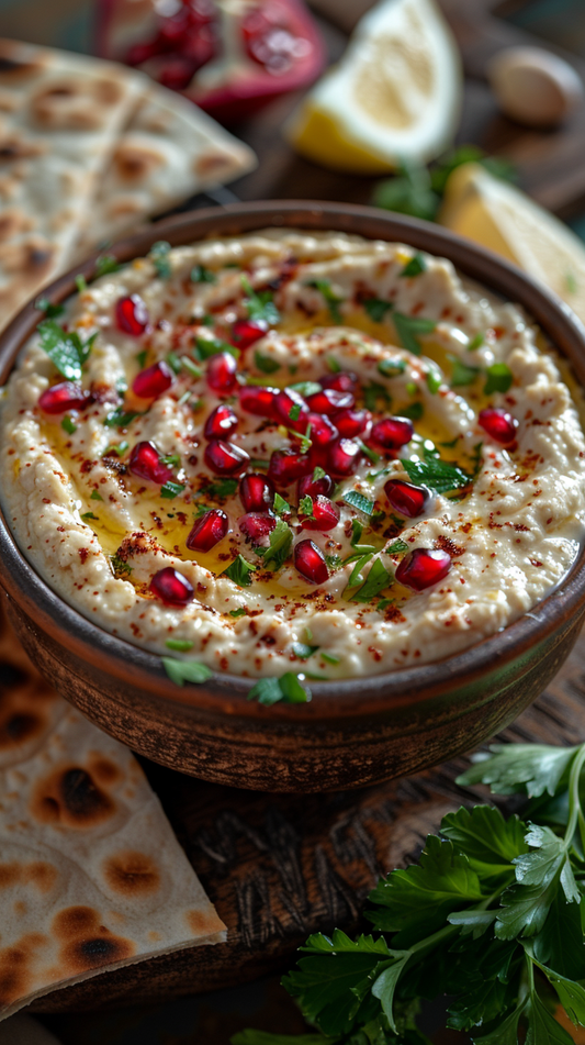 baba ganoush stock photos